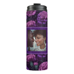 Garrafa Térmica Bela Cravata Charme Flor Silvestre Casamento
