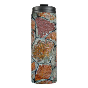 Garrafa Térmica bela textura de fundo com abstrato de pedra, um