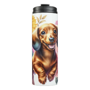 Garrafa Térmica Belas Rações de Cachorro/Cachorro Curly