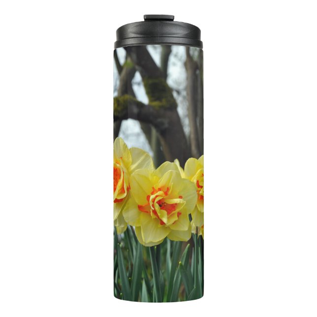 Garrafa Térmica Beleza daffodil amarela (Frente)