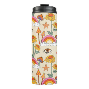Garrafa Térmica beleza das flores com nosso Tumbler térmico da Flo