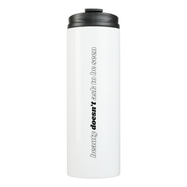 Garrafa Térmica Beleza não tumbler térmico (Frente)