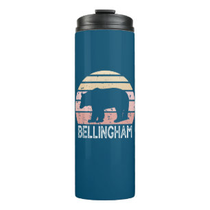Garrafa Térmica Bellingham Washington Retro Bear