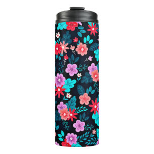 Garrafa Térmica Belo Fundo Floral Ditsy-56676