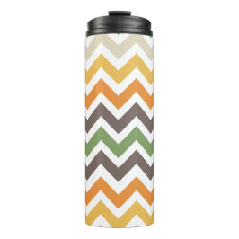 Garrafa Térmica Belo padrão de ziguezague colorido