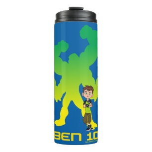 Garrafa Térmica Ben 10 e Quatro Braços Sombra