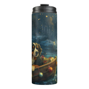 Garrafa Térmica Bernese Mountain Christmas Voyage festiva