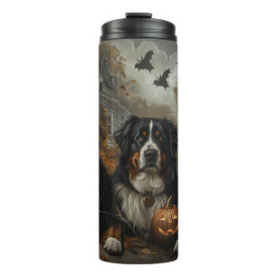 Garrafa Térmica Bernese Mountain Halloween Night Doggy Delight