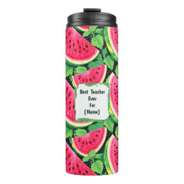 Garrafa Térmica Best Teacher Ever – Watermelon Thermal Tumbler