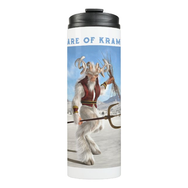 Garrafa Térmica Beware of Krampus! (Frente)