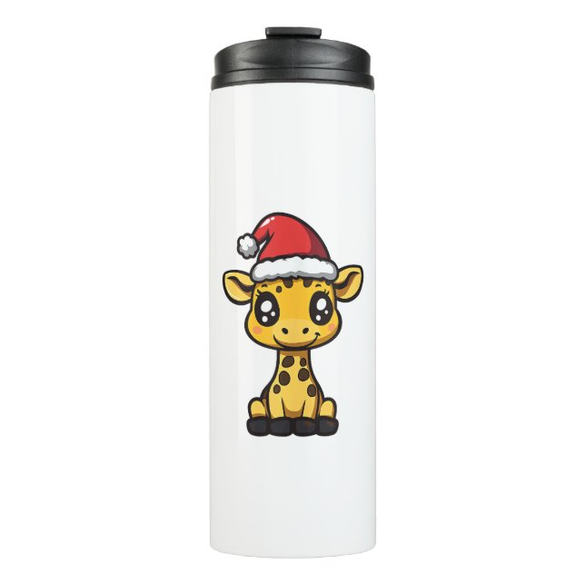 Garrafa Térmica Bicho Bestial da Girafa de Natal (Frente)
