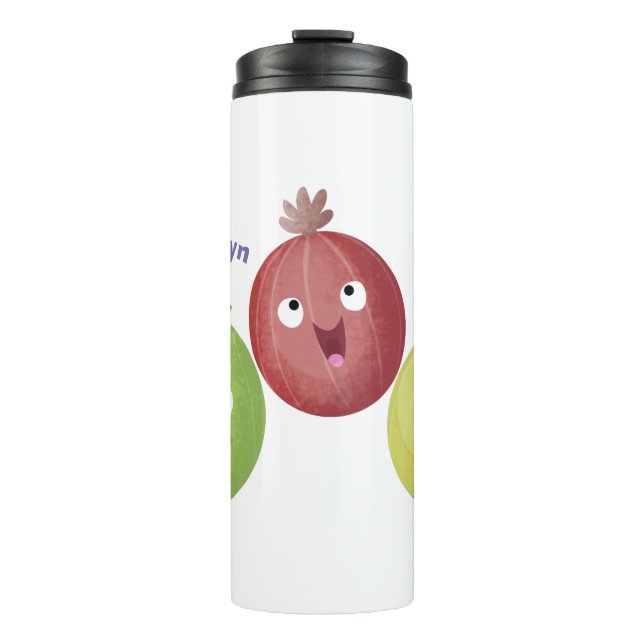 Garrafa Térmica Bicho de groselha canta (Frente)