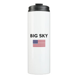 Garrafa Térmica Big Sky USA American Flag Light-Color