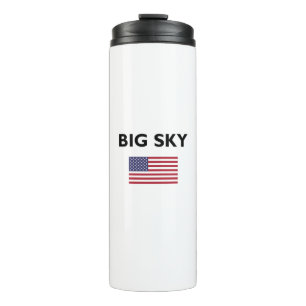 Garrafa Térmica Big Sky USA American Flag Light-Color