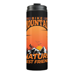 Garrafa Térmica Bike Mountain Nature É O Melhor Amigo