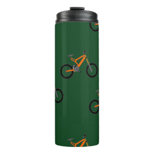 Garrafa Térmica Bikes em verde