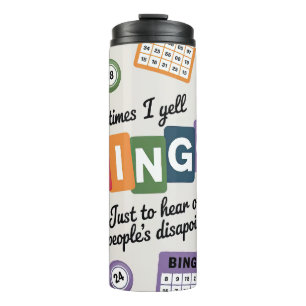 Garrafa Térmica Bingo Divertido