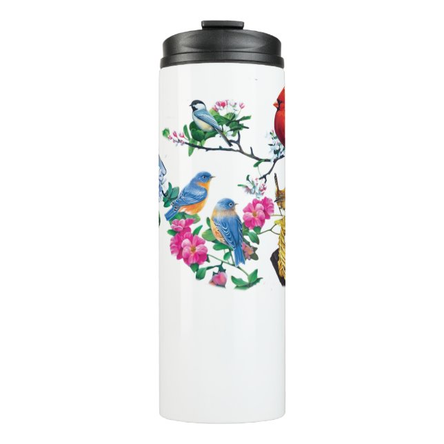 Garrafa Térmica Bird Lovers Water Travel Mug (Frente)