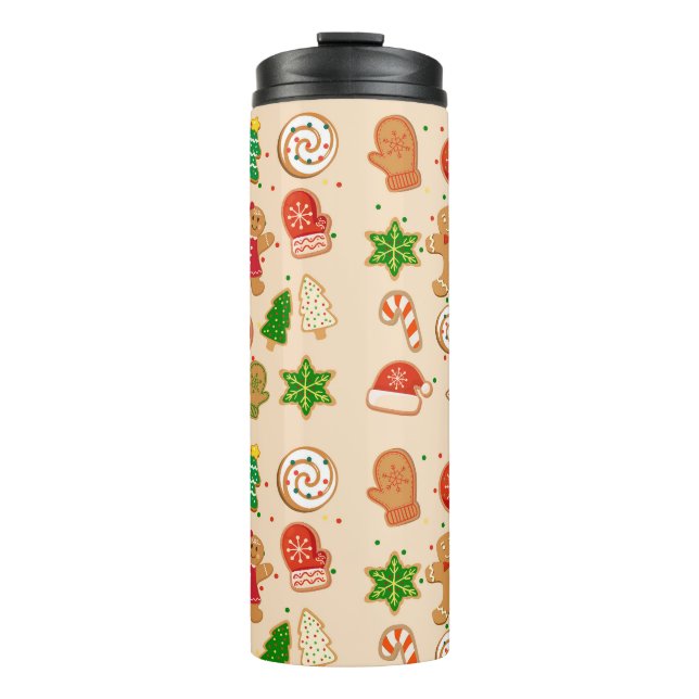 Garrafa Térmica Biscoitos de Natal (Frente)