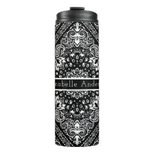 Garrafa Térmica Black Bandana Personalize o Tumbler Térmico