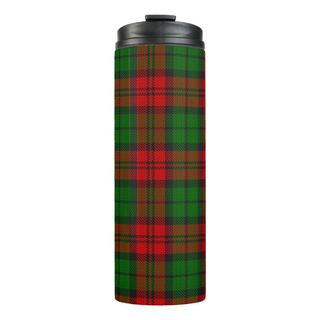 Garrafa Térmica Blackwatch Campbell Tartan Red Green Xadrez (Frente)