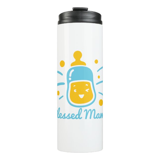 Garrafa Térmica Blessed Mama (Frente)