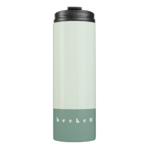 Garrafa Térmica Bloco de Cor Menta