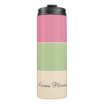 Bloco de Cores de Pastas Verdes, Cor Rosa-de-Verão