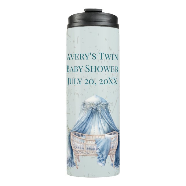 Garrafa Térmica Blue Boho Crib (Frente)