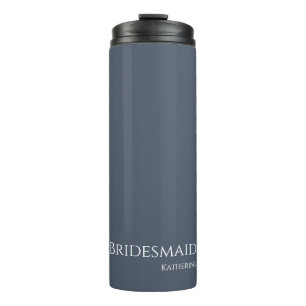 Garrafa Térmica Blue e White-Bridesmaid-
