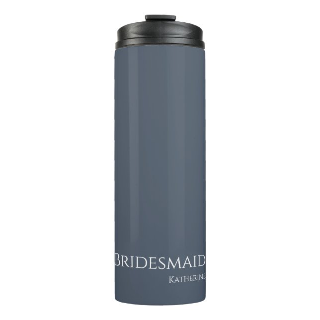 Garrafa Térmica Blue e White-Bridesmaid- (Frente)