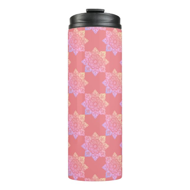 Garrafa Térmica Boho Medallion Tumbler (Frente)