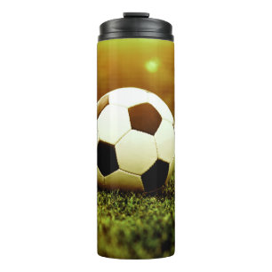 Garrafa Térmica Bola de Futebol na Grama