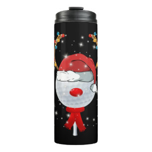 Garrafa Térmica Bola de Golfe de Natal