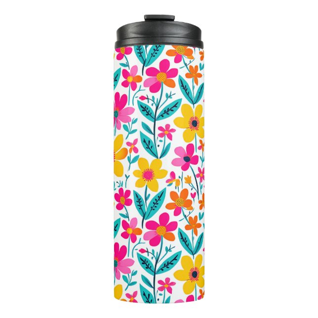 Garrafa Térmica Bold Bloom  (Frente)