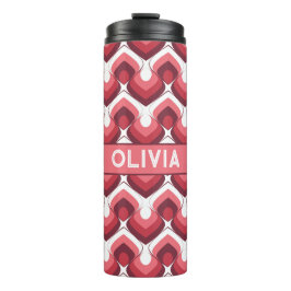 Garrafa Térmica Bold Retro Modern Motif in Pinks