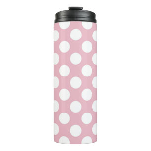 Garrafa Térmica Bolinhas rosa, padrão de Bolinhas, pontos, pontos
