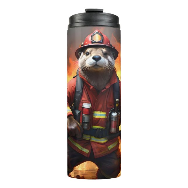Garrafa Térmica Bombeiro Otter, (Frente)