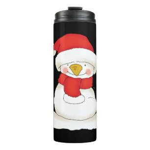 Garrafa Térmica boneco de neve de natal
