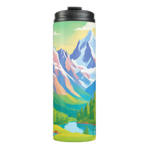 Garrafa Térmica Bonitas Montanhas
