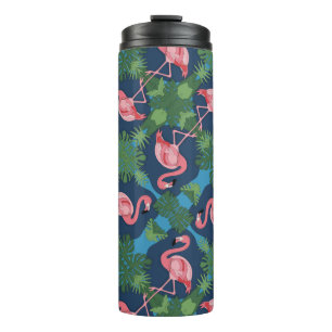 Garrafa Térmica Bonito Pink Flamingo Pattern