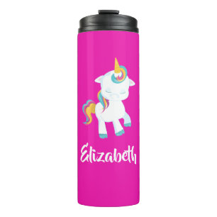 Garrafa Térmica Bonito Tumbler Térmico do Unicorn