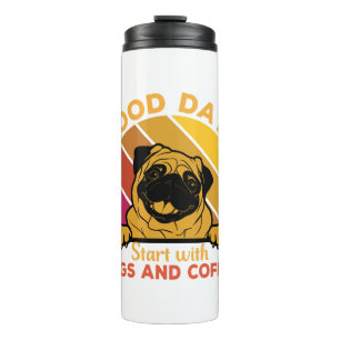 Garrafa Térmica bons dias começam com doge e café
