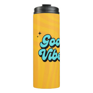 Garrafa Térmica Bons Víblios - Design de Mug de Tipografia Estétic