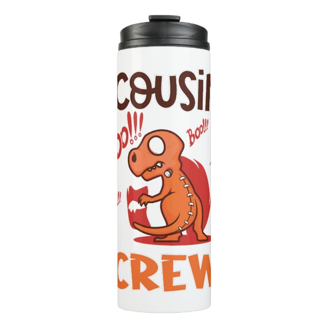 Garrafa Térmica Boo Cousin Crew Halloween Dinosaur Spookume (Frente)