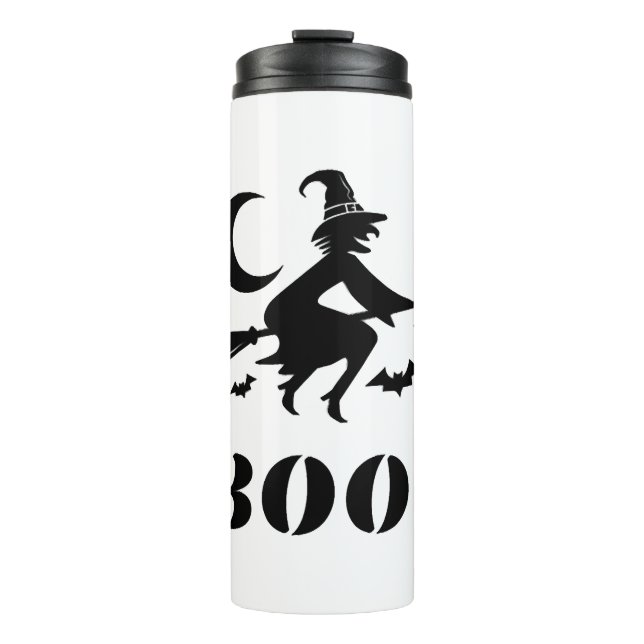 Garrafa Térmica boo Halloween (Frente)