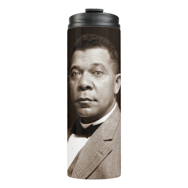 Garrafa Térmica Booker Washington: Educador Afro-Americano (Frente)