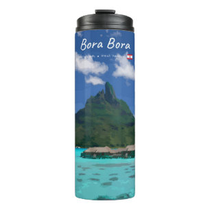 Garrafa Térmica Bora Bora, Polinésia Francesa - Resort de Praia