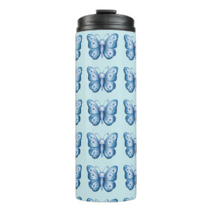 Garrafa Térmica Borboleta Azul