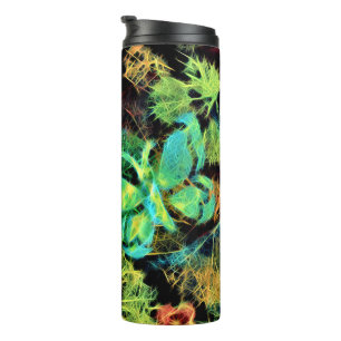 Garrafa Térmica Borboleta e Flor Rodilius Tumbler térmico